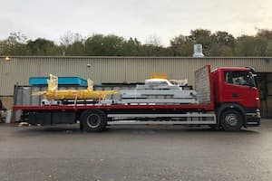 Gantry Loaded on Transport